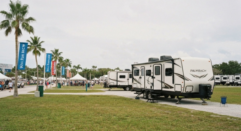RV rental for Palm Beach International Boat Show near West Palm Beach FL