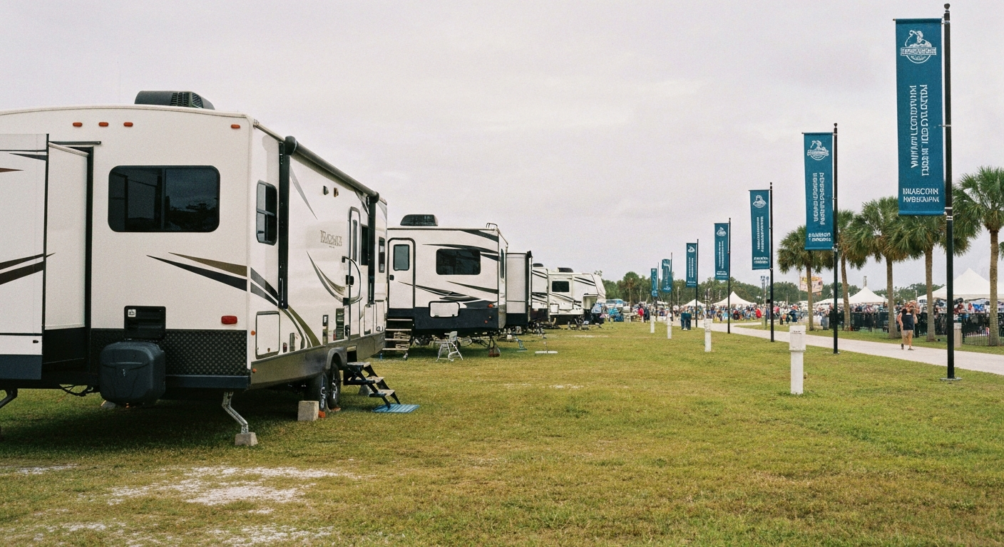RV rental for Winter Equestrian Festival near West Palm Beach